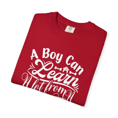 A Boy Can Learn a Lot From a Dog T-Shirt – Funny Dog Lover Tee for Boys & Dog Owners. - Image 50