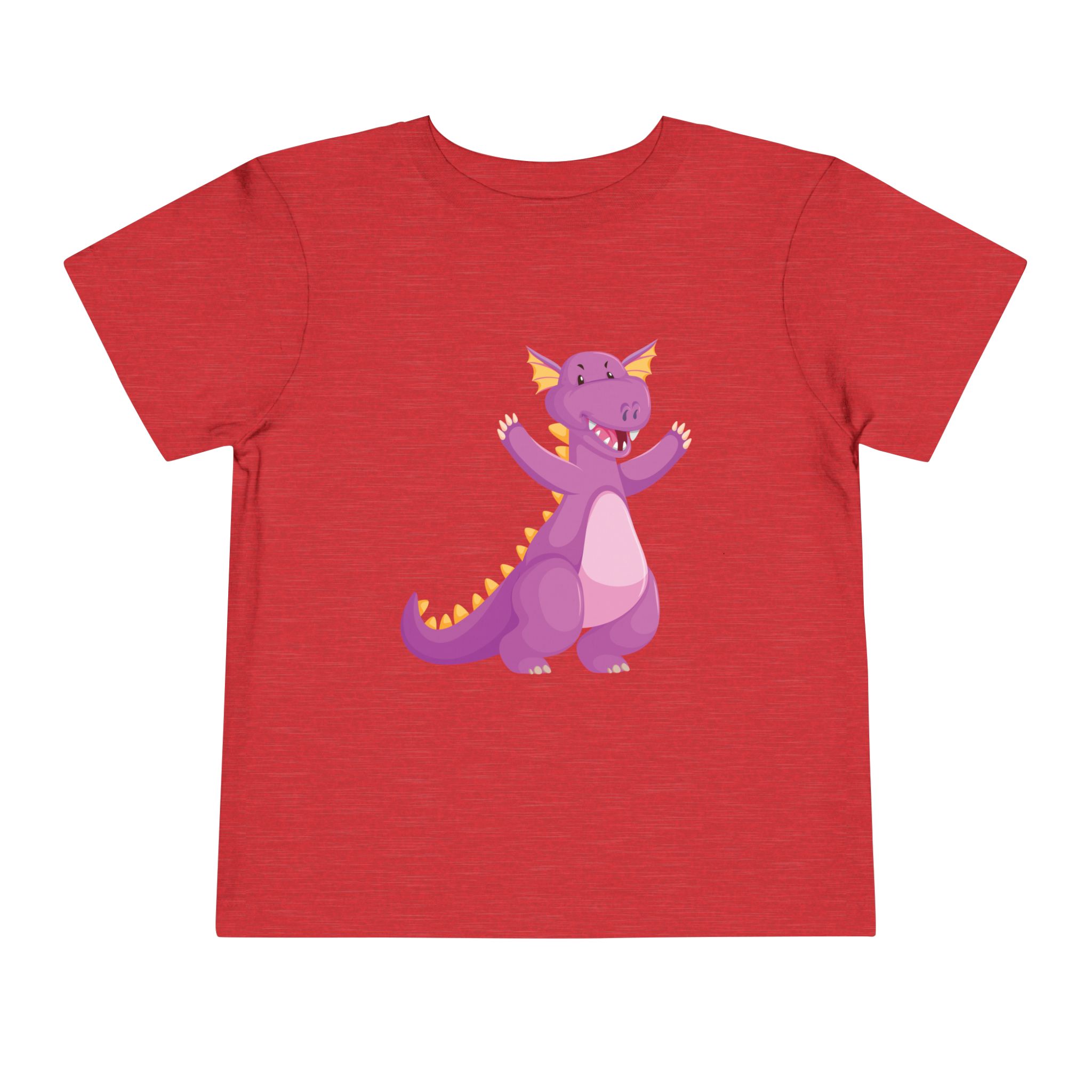 Cute Purple Dragon Toddler T-Shirt – Playful Dino Costume Graphic Tee for Kids, Boys & Girls. - Image 25