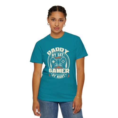 Daddy by Day Gamer by Night T-Shirt – Funny Gaming Dad Graphic Tee for Gamer Dads & Video Game Lovers. - Image 21