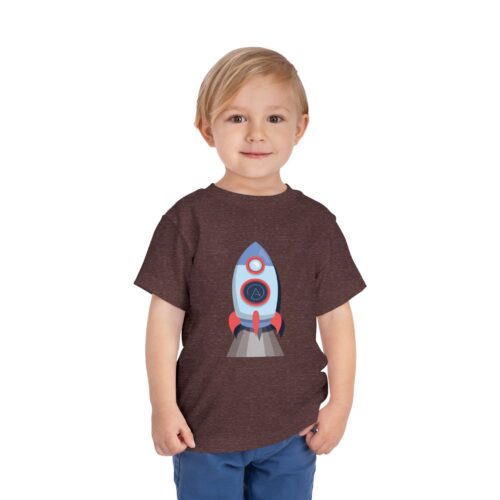 Cute Rocket Launch Space Toddler T-Shirt – Fun Space Adventure Graphic Tee for Kids, Boys & Girls. - Image 2