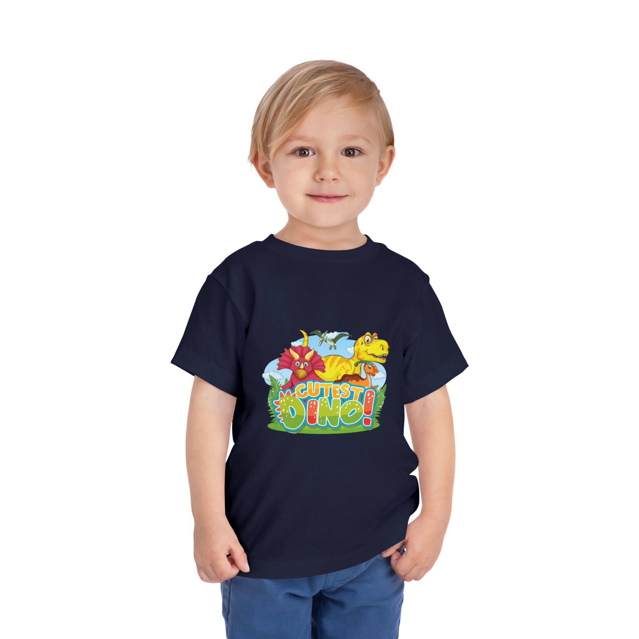 Cutest Dino Toddler T-Shirt – Colorful Dinosaur Graphic Tee for Kids, Boys & Girls. - Image 22