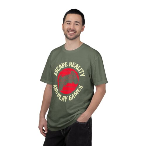 Escape Reality and Play Games T-Shirt – Funny Gamer Graphic Tee for Video Game Lovers, Gamers & Gaming Enthusiasts. - Image 11