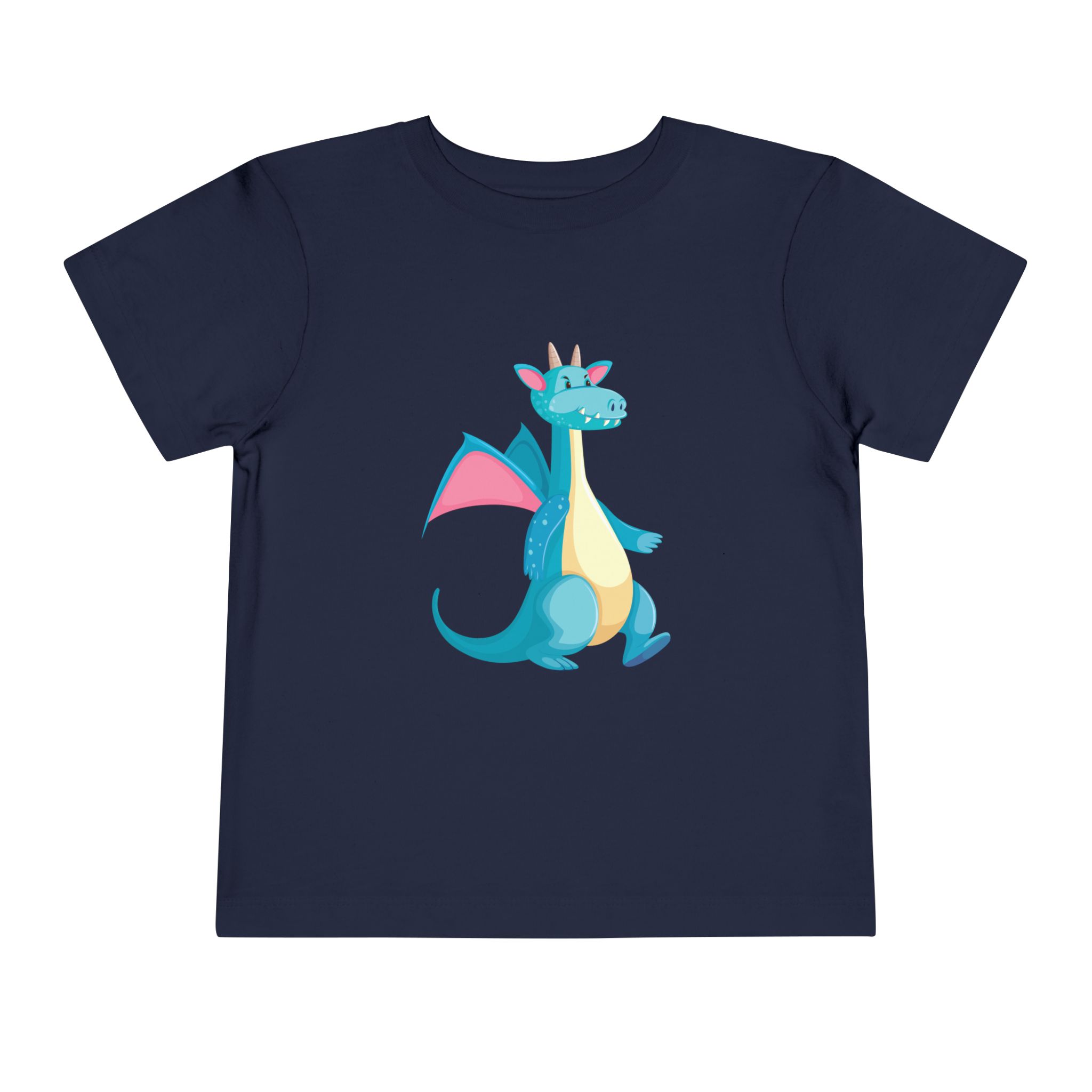 Cute Blue Walking Dragon Toddler T-Shirt – Adorable Dragon Cartoon Graphic Tee for Kids, Boys & Girls. - Image 21