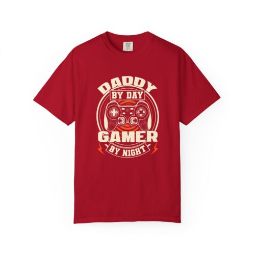 Daddy by Day Gamer by Night T-Shirt – Funny Gaming Dad Graphic Tee for Gamer Dads & Video Game Lovers. - Image 49