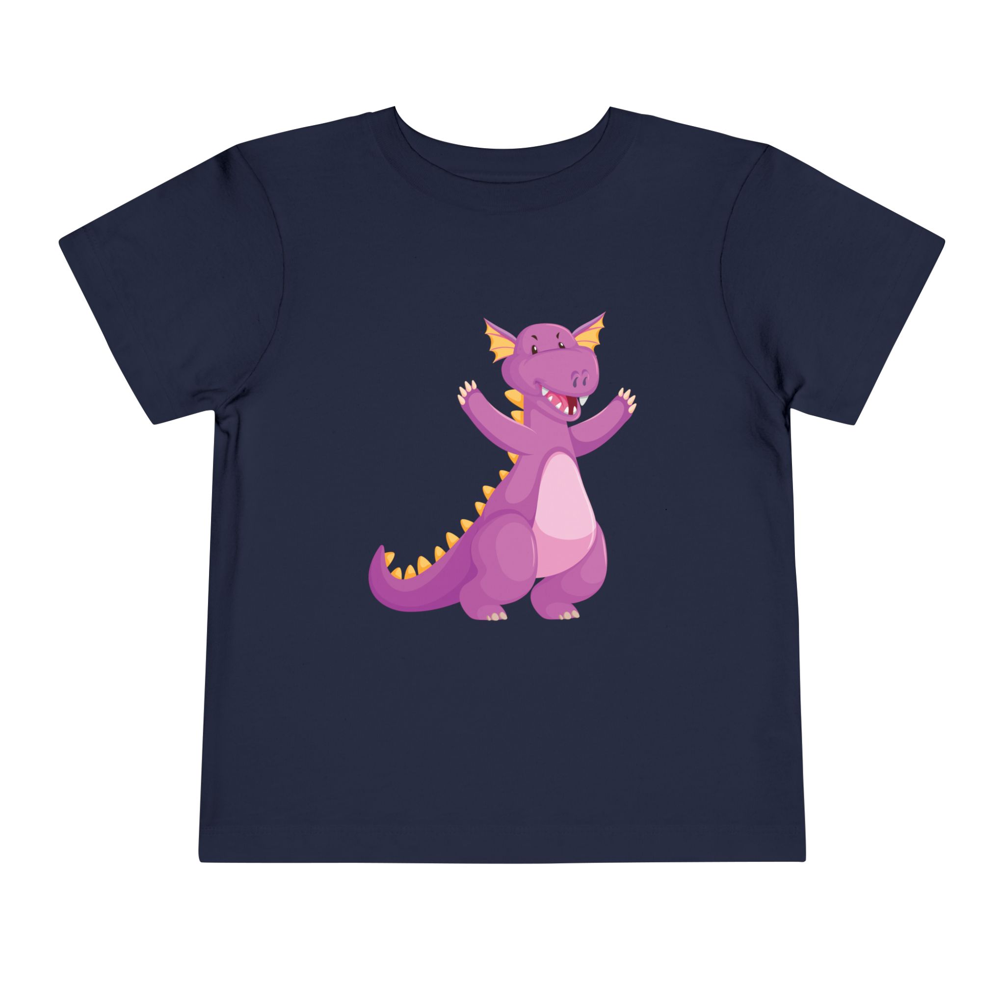 Cute Purple Dragon Toddler T-Shirt – Playful Dino Costume Graphic Tee for Kids, Boys & Girls. - Image 21