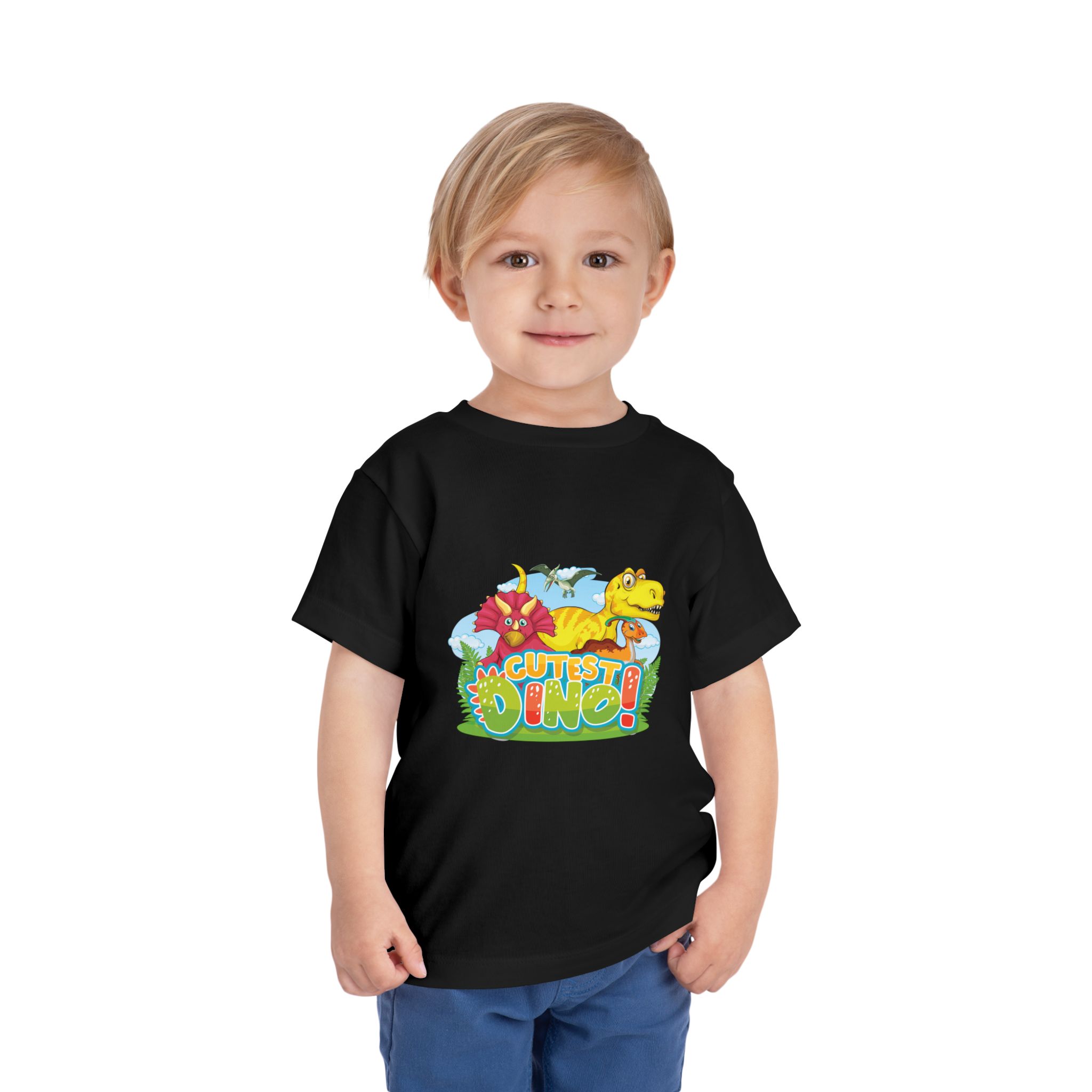 Cutest Dino Toddler T-Shirt – Colorful Dinosaur Graphic Tee for Kids, Boys & Girls. - Image 10