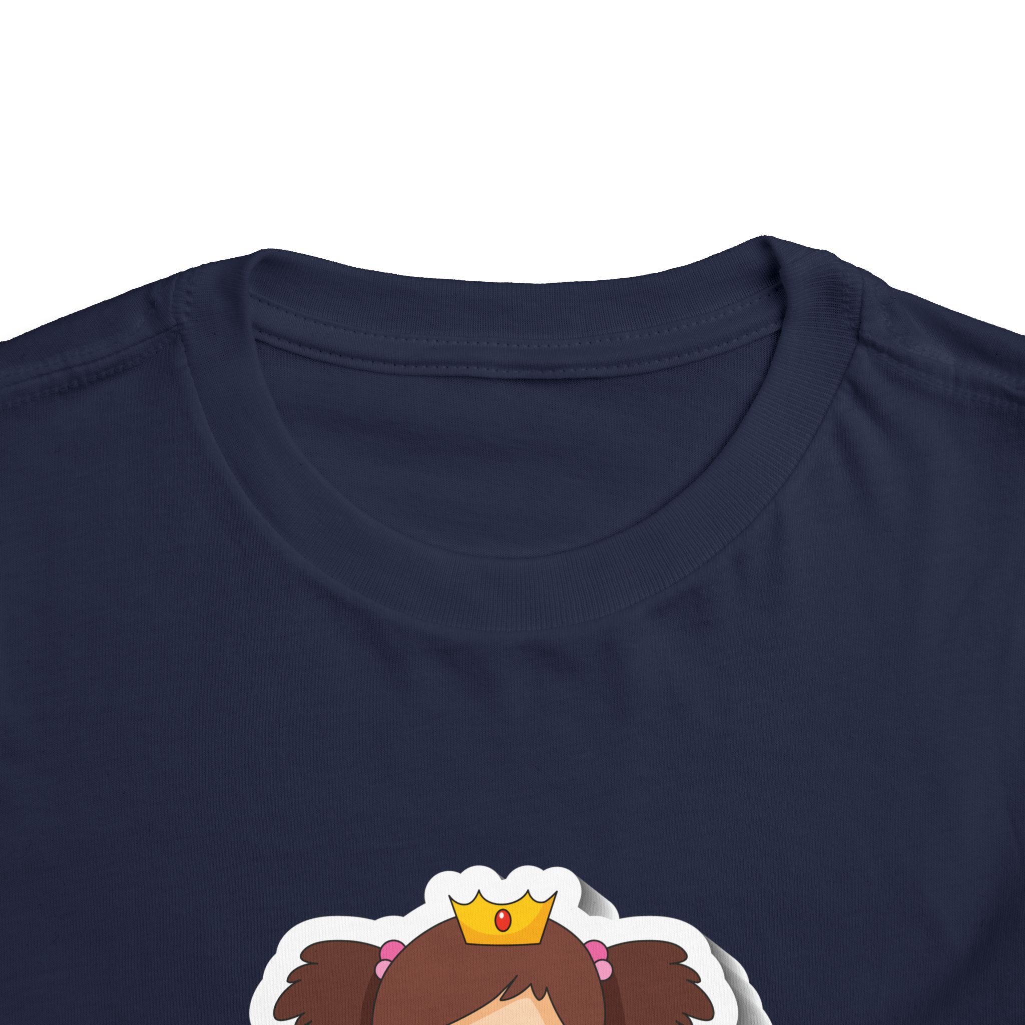 Cute Cartoon Princess Crown Toddler T-Shirt – Adorable Princess Graphic Tee for Kids, Boys & Girls. - Image 23