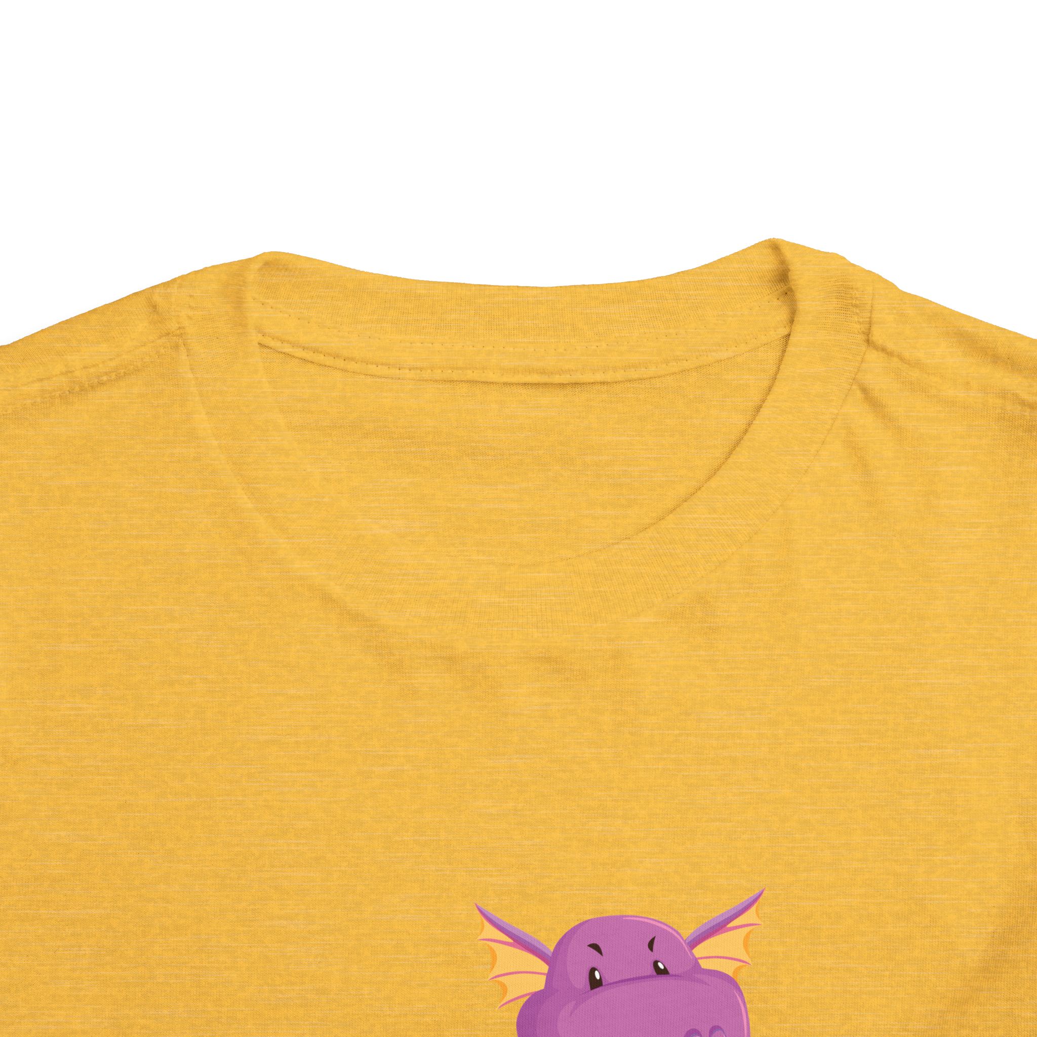 Cute Purple Dragon Toddler T-Shirt – Playful Dino Costume Graphic Tee for Kids, Boys & Girls. - Image 15