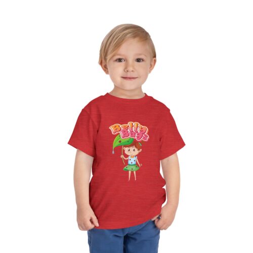 Betty Bug Toddler T-Shirt – Cute Girl Leaf Umbrella Graphic Tee for Kids & Little Girls. - Image 26