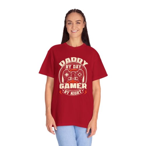 Daddy by Day Gamer by Night T-Shirt – Funny Gaming Dad Graphic Tee for Gamer Dads & Video Game Lovers. - Image 52