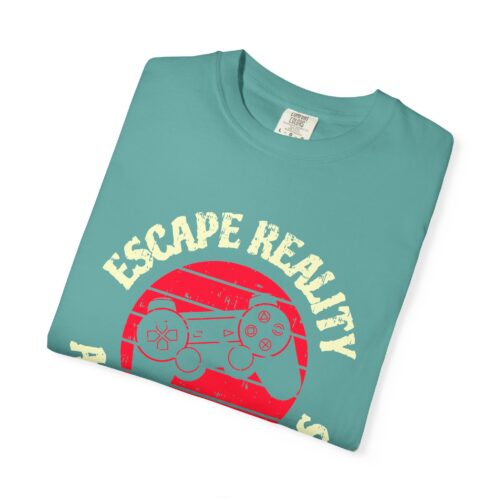 Escape Reality and Play Games T-Shirt – Funny Gamer Graphic Tee for Video Game Lovers, Gamers & Gaming Enthusiasts. - Image 18