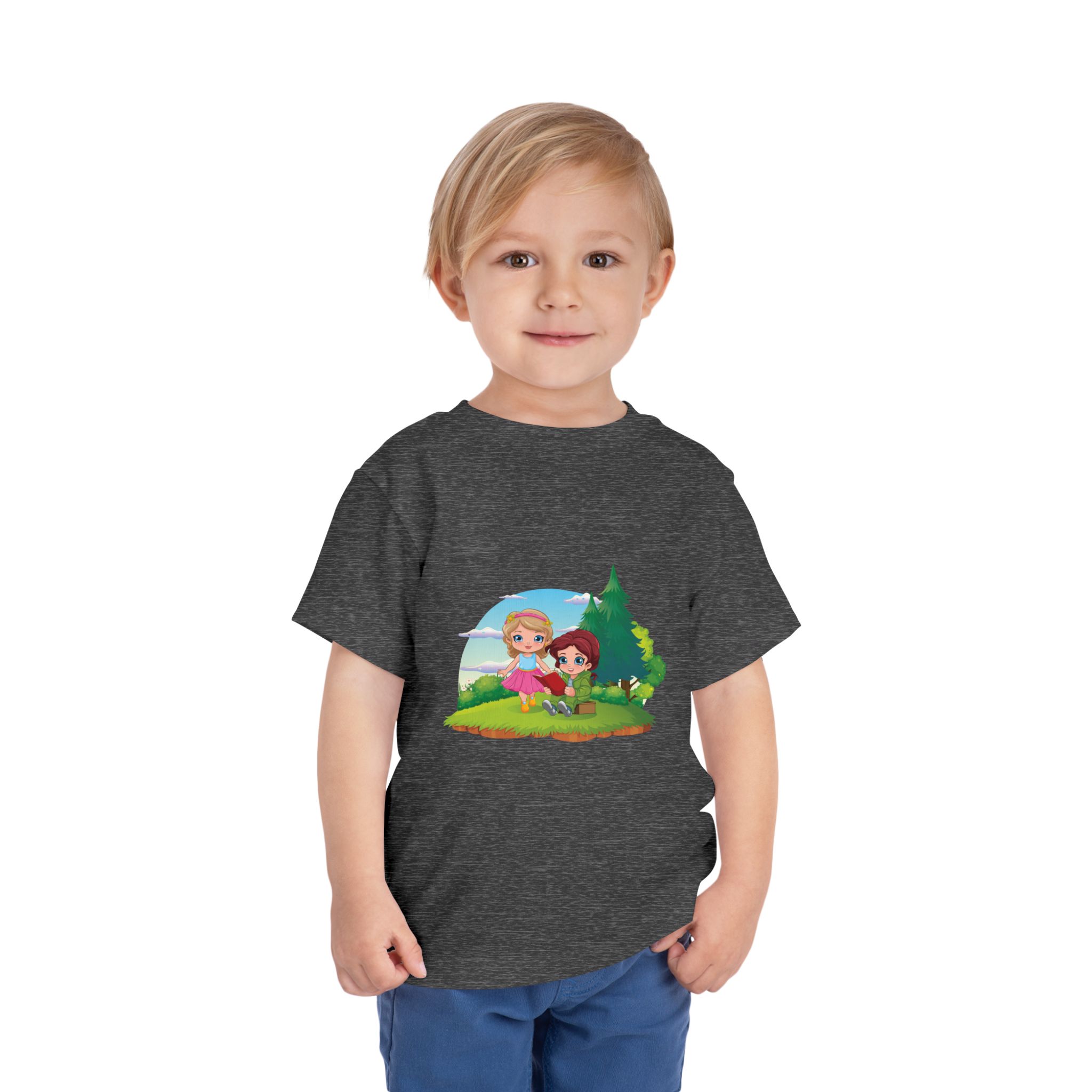 Princess Adventure Toddler T-Shirt – Cute Forest Friends Graphic Tee for Kids, Boys & Girls. - Image 22