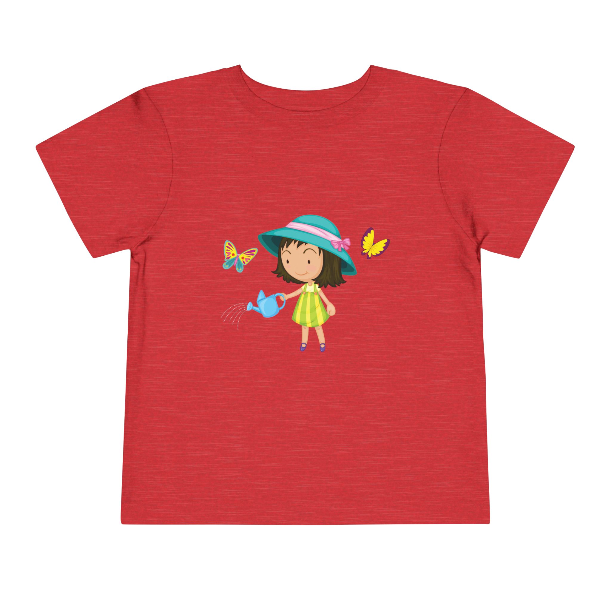 Cute Little Gardener Girl with Butterflies Toddler T-Shirt – Adorable Nature Graphic Tee for Kids, Boys & Girls. - Image 25