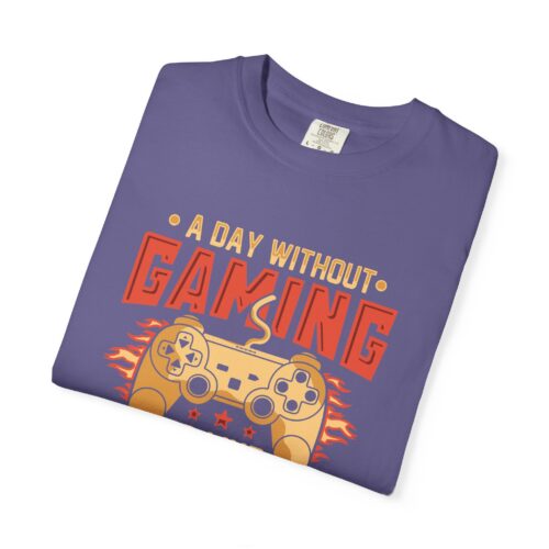 A Day Without Gaming Is Like Just Kidding I Have No Idea T-Shirt – Funny Gamer Controller Tee for Video Game Lovers & Gamers. - Image 42