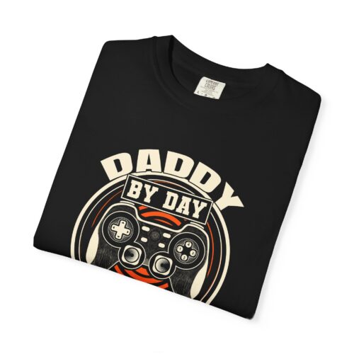 Daddy by Day Gamer by Night T-Shirt – Funny Gaming Dad Graphic Tee for Gamer Dads & Video Game Lovers. - Image 26