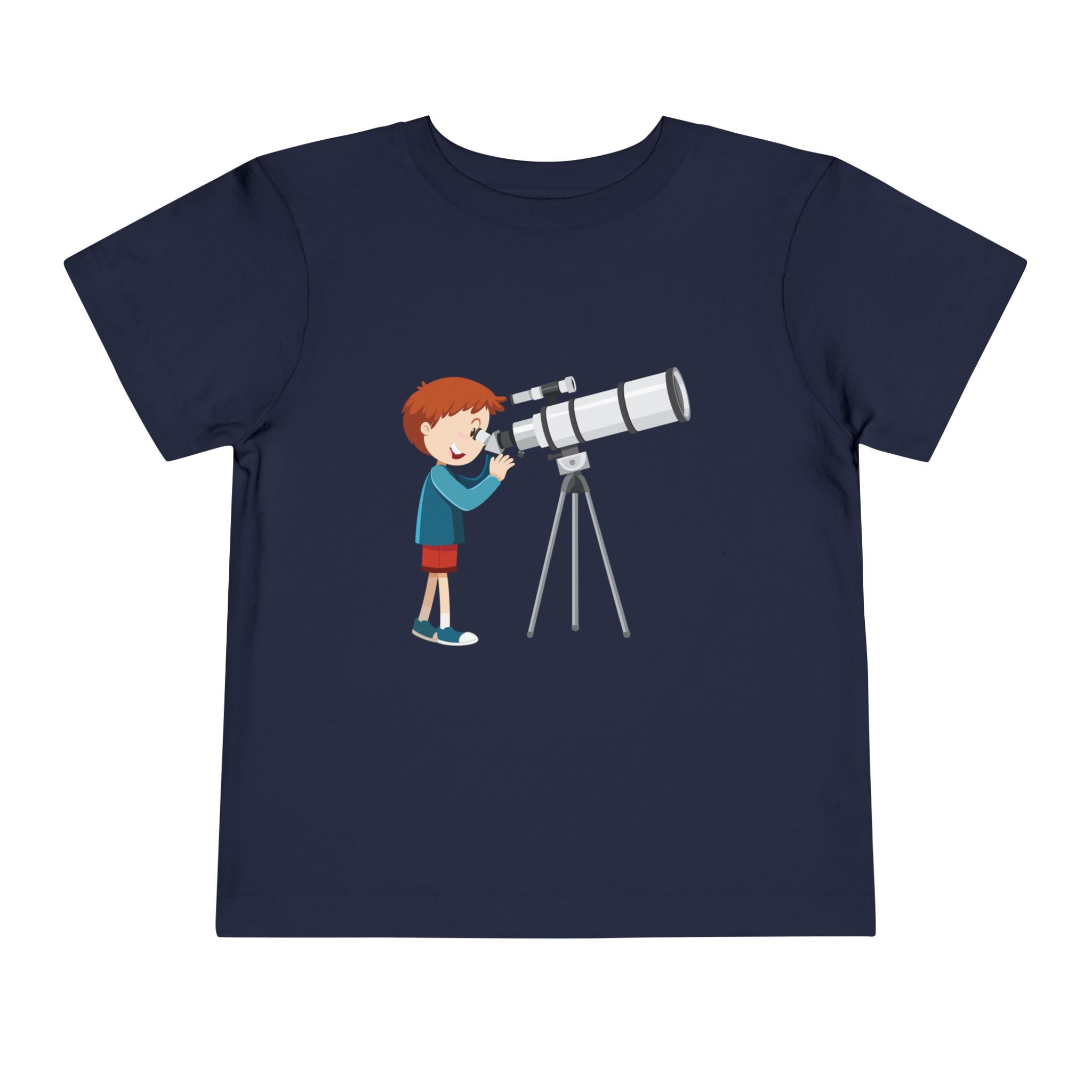 Little Astronomer Telescope Toddler T-Shirt – Cute Space Science Graphic Tee for Kids, Boys & Girls. - Image 21