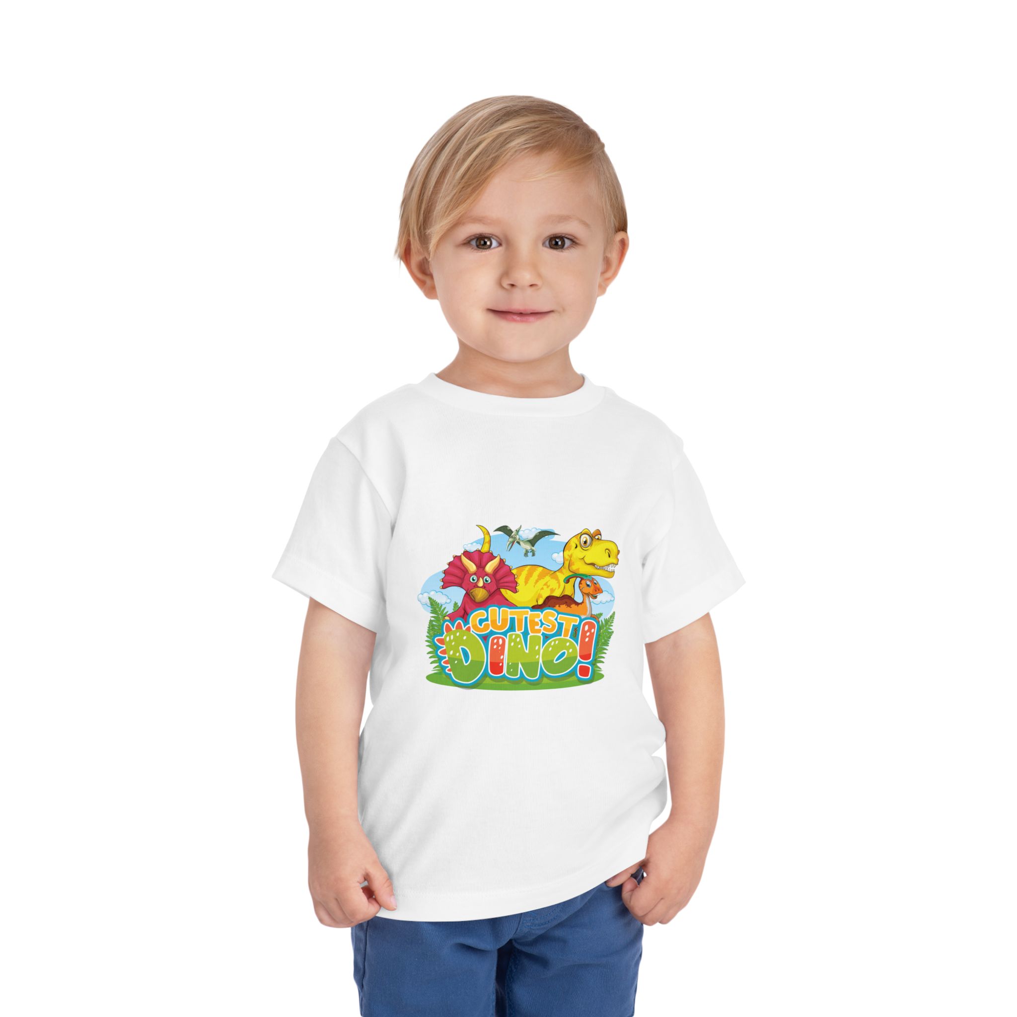 Cutest Dino Toddler T-Shirt – Colorful Dinosaur Graphic Tee for Kids, Boys & Girls. - Image 6