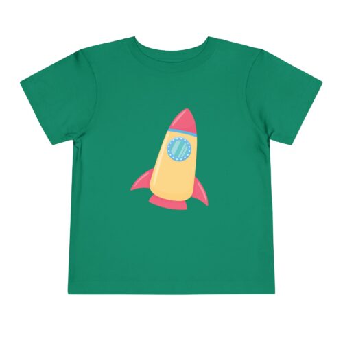Cute Colorful Space Rocket Toddler T-Shirt – Fun Space Adventure Graphic Tee for Kids, Boys & Girls. - Image 9