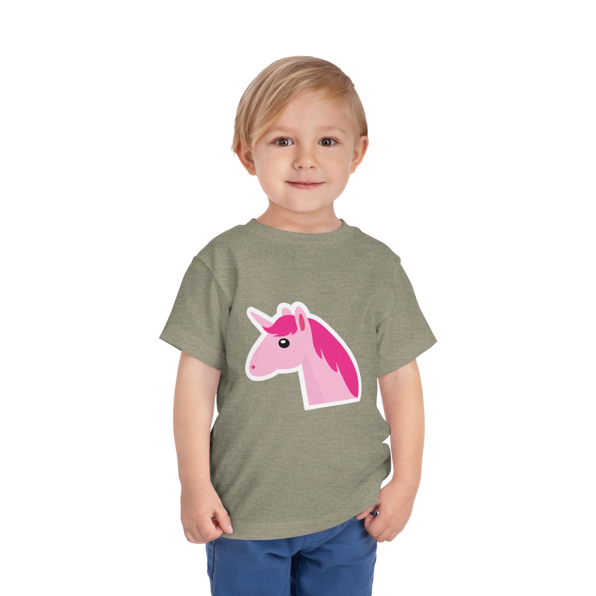 Pink Unicorn Toddler T-Shirt – Cute Magical Horse Graphic Tee for Kids, Boys & Girls. - Image 10