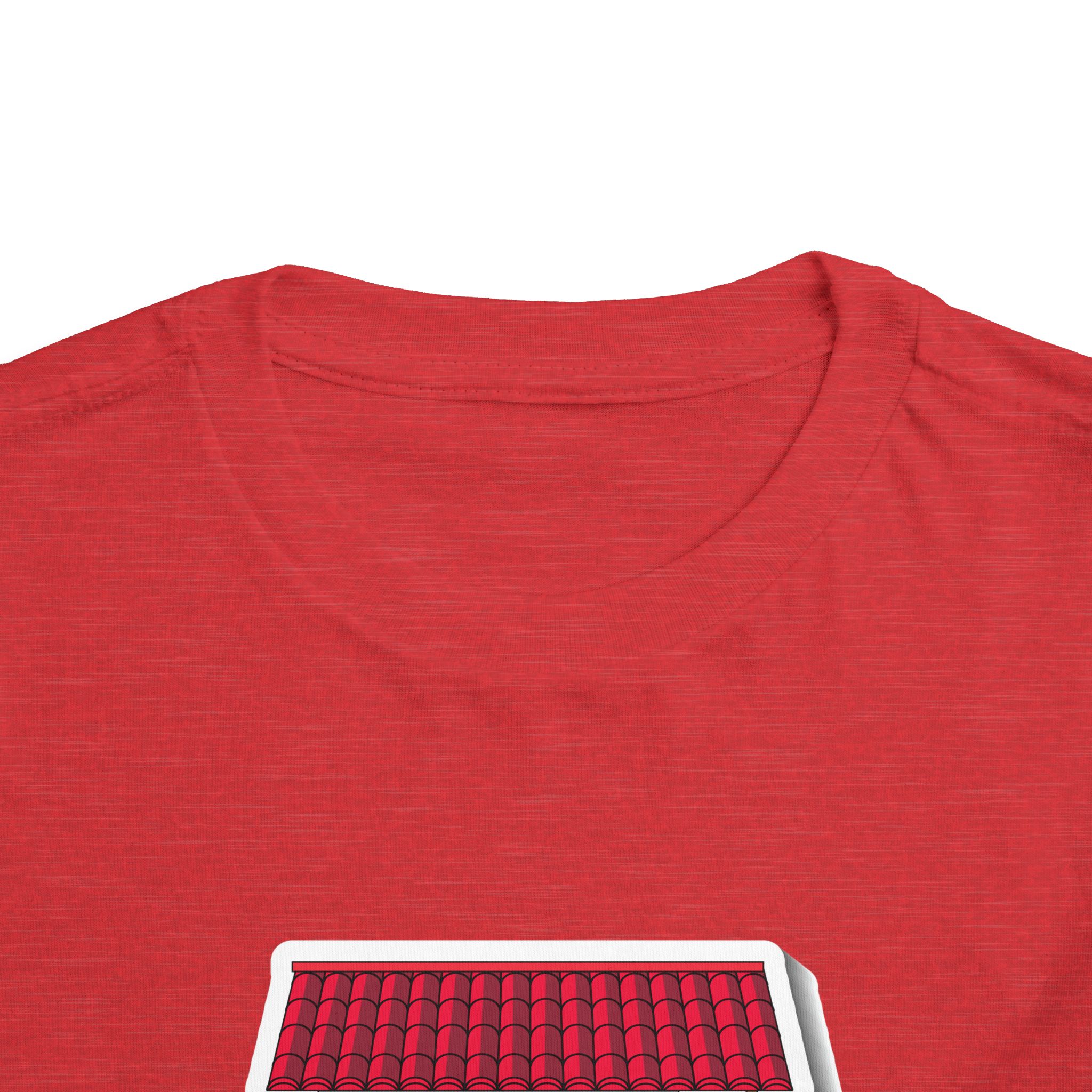 Cute Red Roof House Toddler T-Shirt – Adorable Home Illustration Graphic Tee for Kids, Boys & Girls. - Image 27