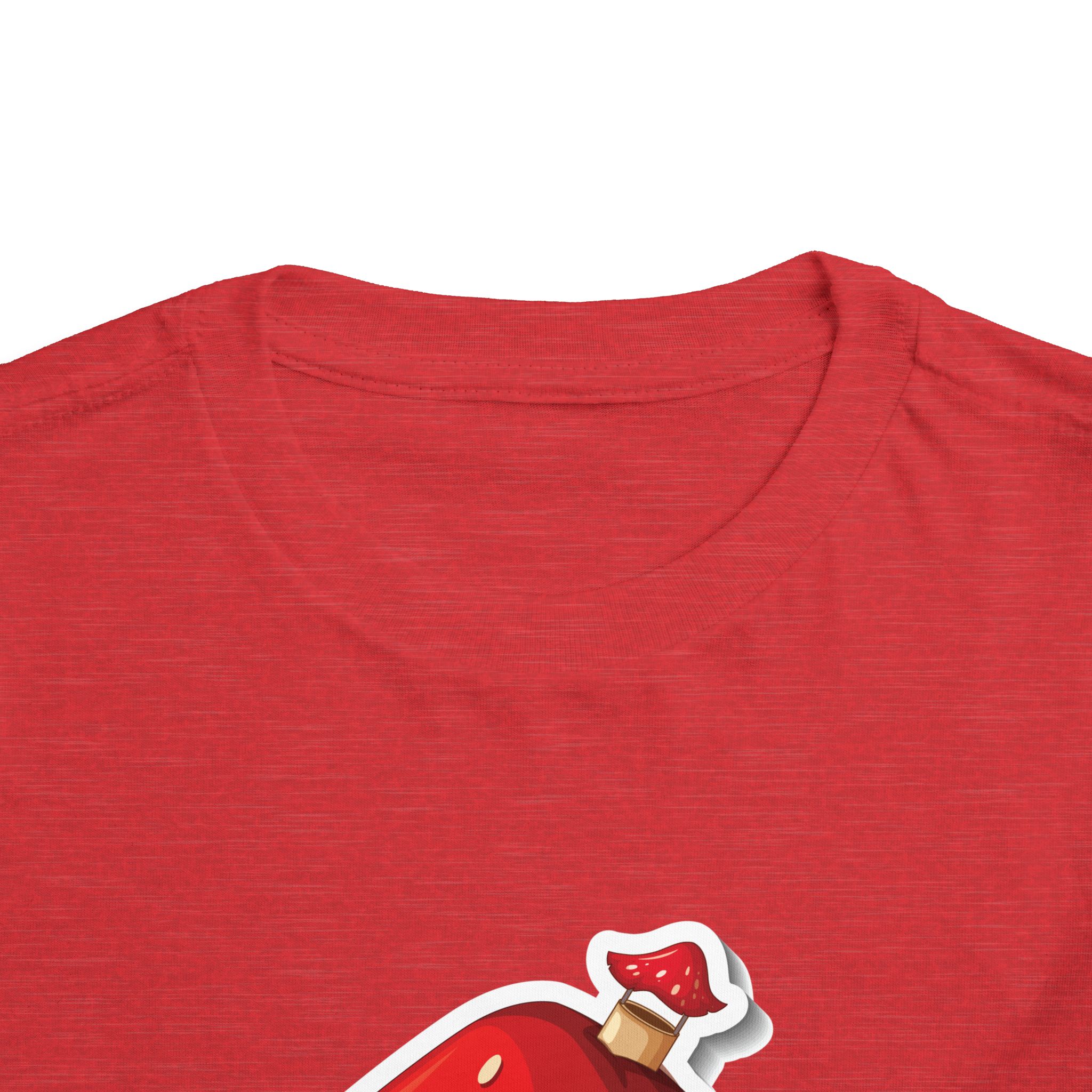 Cute Red Mushroom House Toddler T-Shirt – Adorable Cottage Graphic Tee for Kids, Boys & Girls. - Image 27