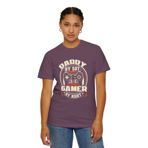 Daddy by Day Gamer by Night T-Shirt – Funny Gaming Dad Graphic Tee for Gamer Dads & Video Game Lovers. - Image 45