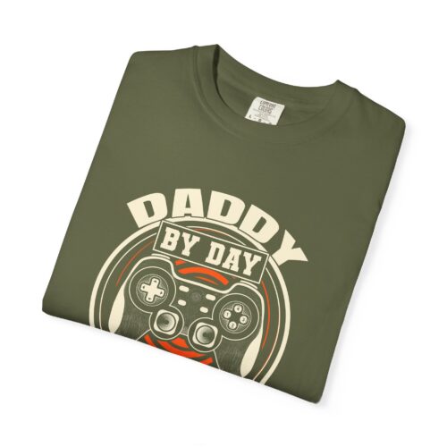 Daddy by Day Gamer by Night T-Shirt – Funny Gaming Dad Graphic Tee for Gamer Dads & Video Game Lovers. - Image 10
