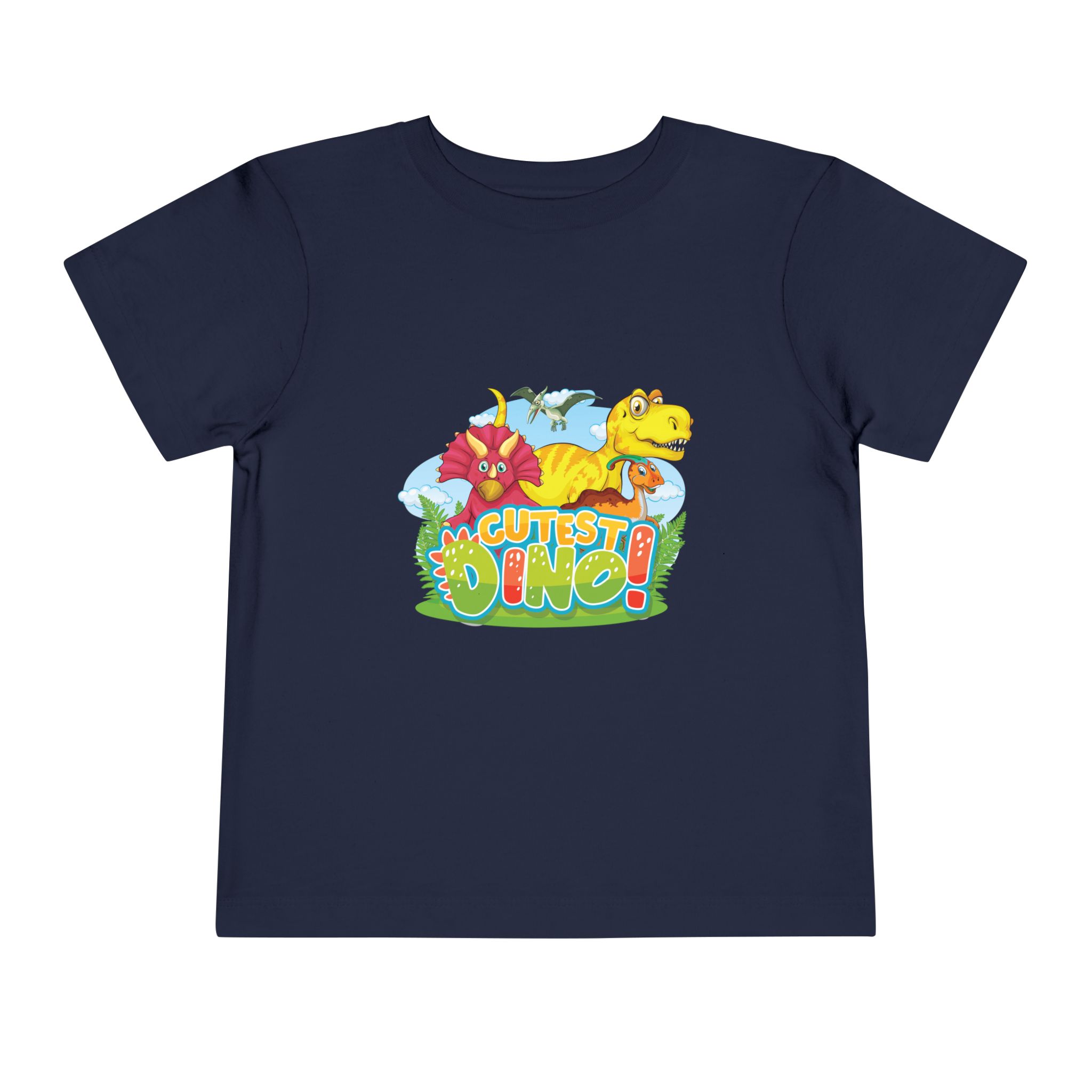 Cutest Dino Toddler T-Shirt – Colorful Dinosaur Graphic Tee for Kids, Boys & Girls. - Image 21