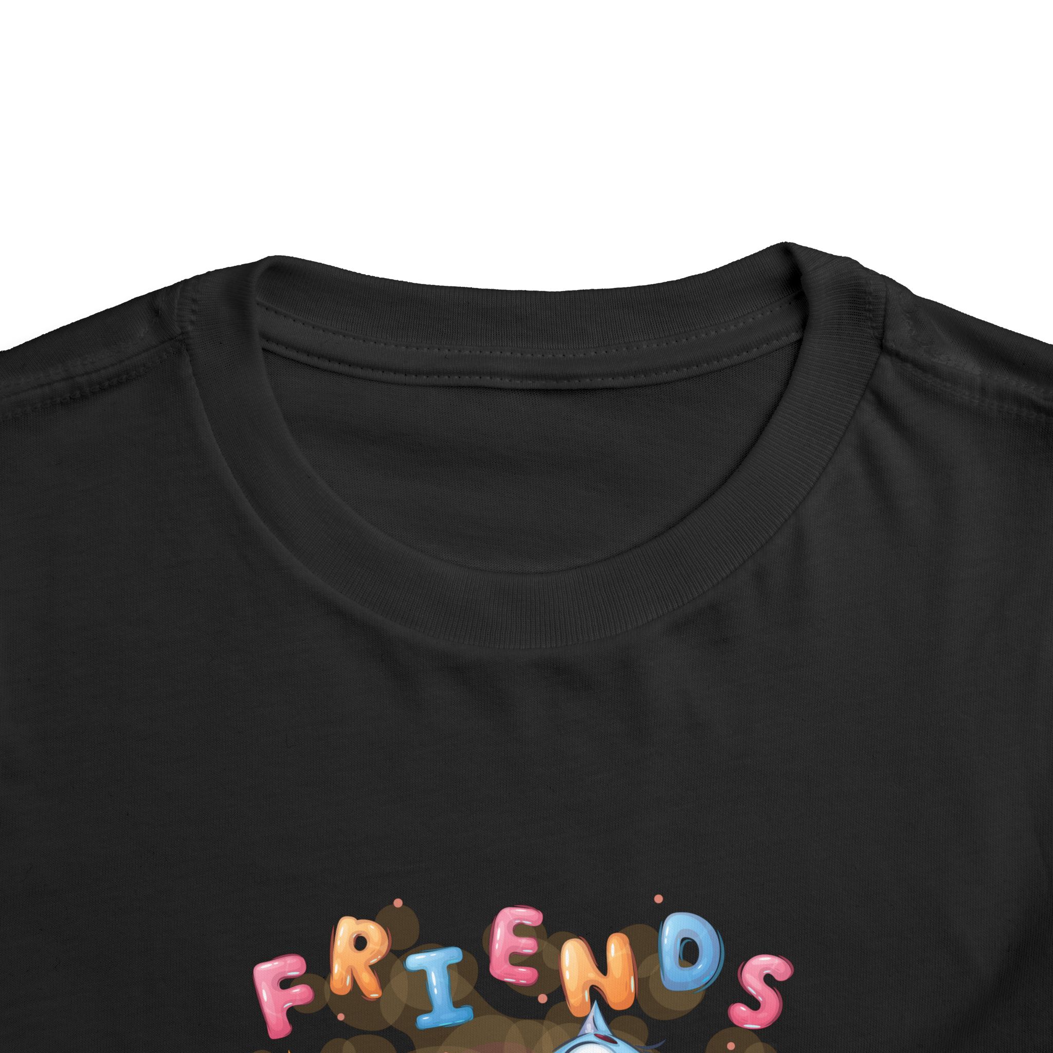 Friends Stack Cartoon Animals Toddler T-Shirt – Cute Colorful Animal Graphic Tee for Kids, Boys & Girls. - Image 11