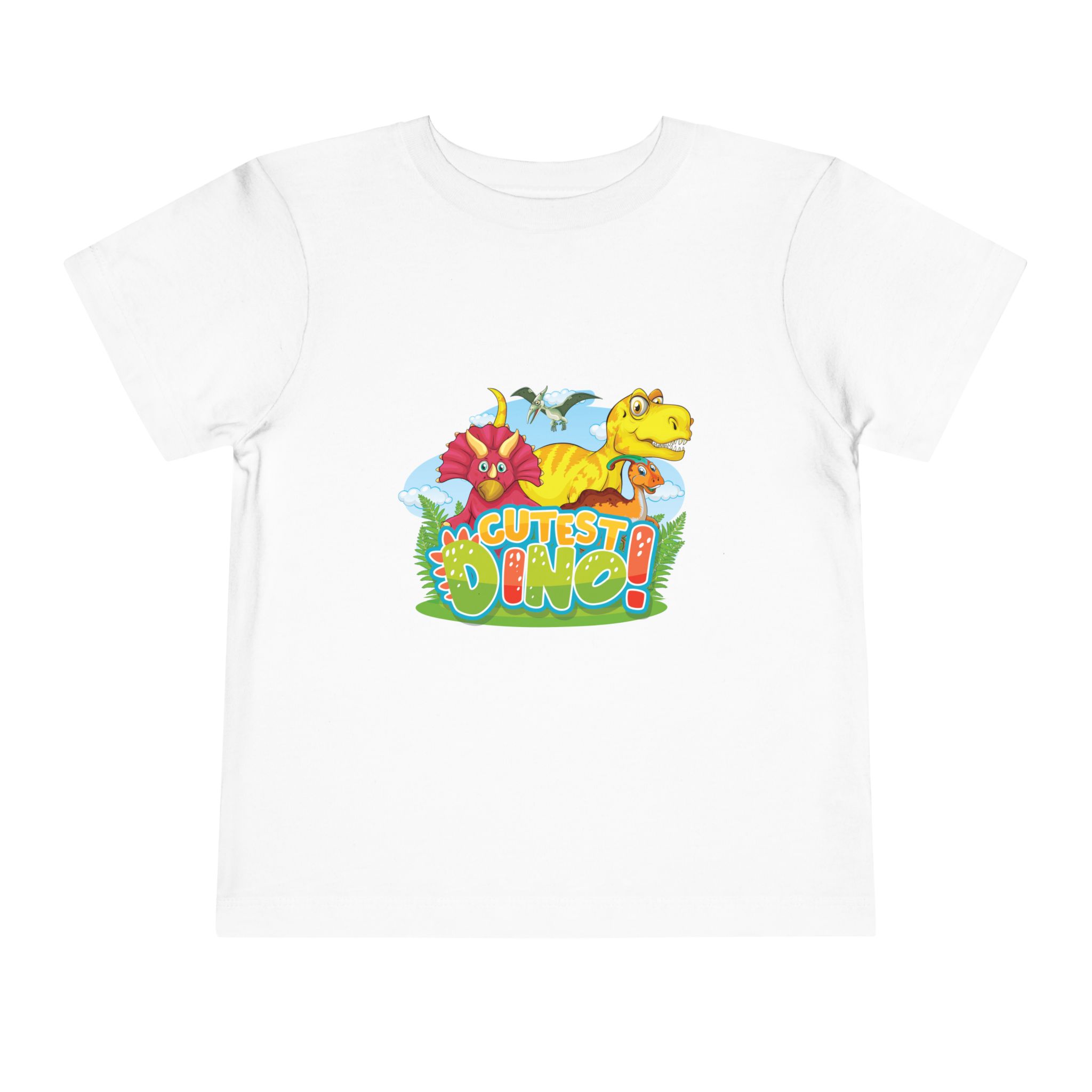 Cutest Dino Toddler T-Shirt – Colorful Dinosaur Graphic Tee for Kids, Boys & Girls. - Image 5