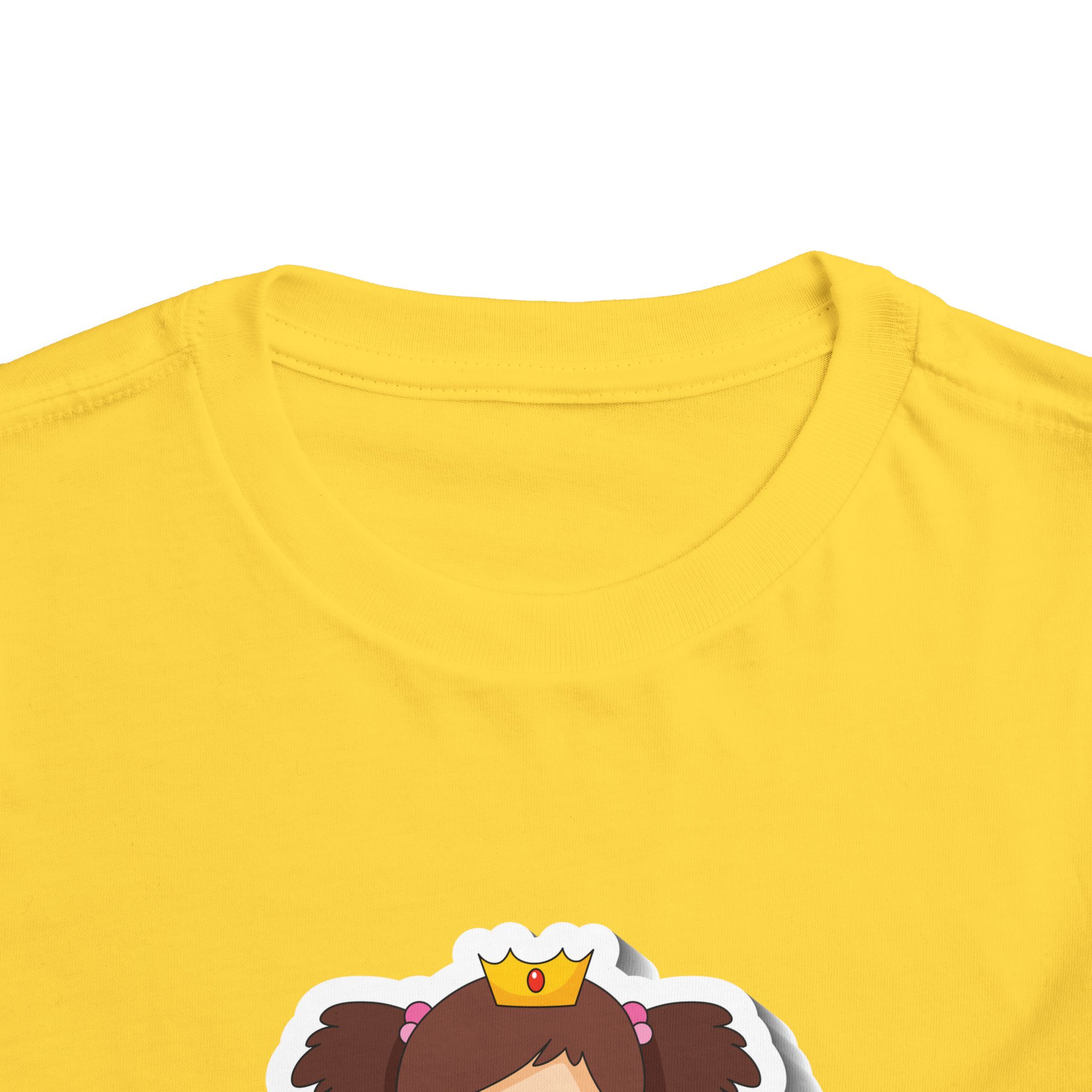 Cute Cartoon Princess Crown Toddler T-Shirt – Adorable Princess Graphic Tee for Kids, Boys & Girls. - Image 15