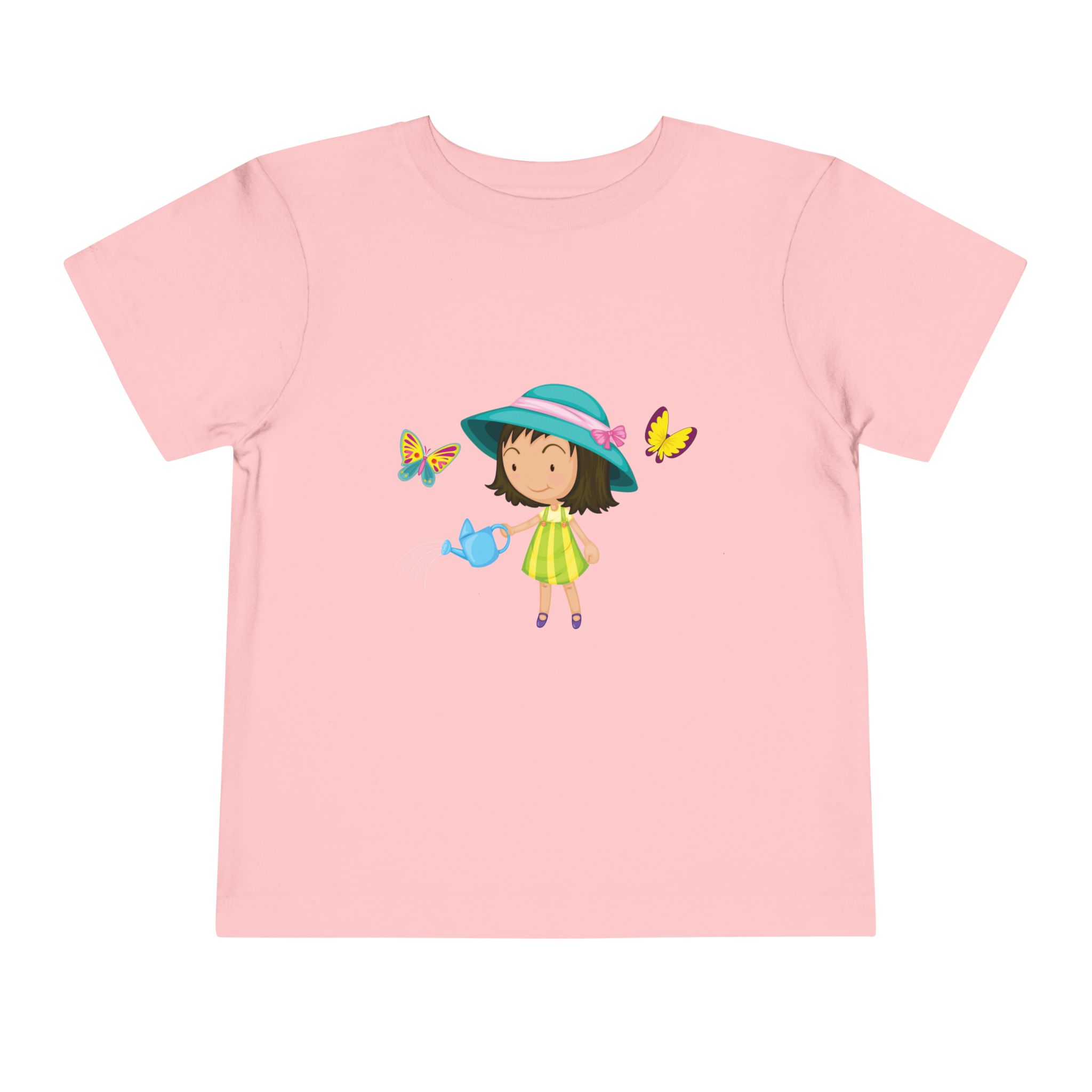 Cute Little Gardener Girl with Butterflies Toddler T-Shirt – Adorable Nature Graphic Tee for Kids, Boys & Girls. - Image 21