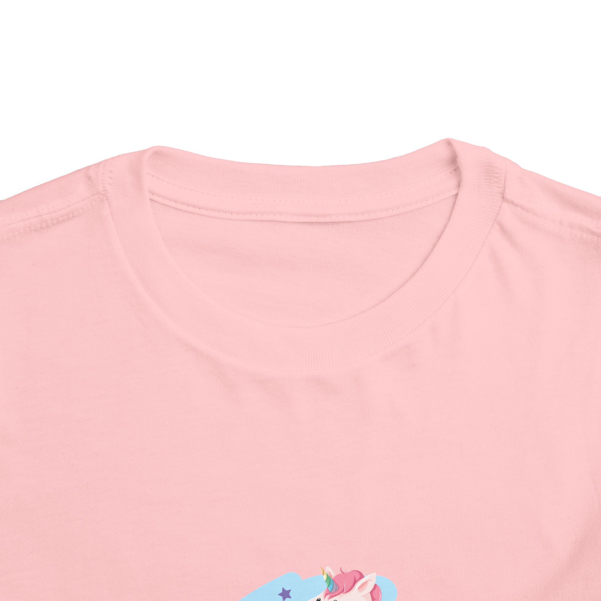 Cute Pink Unicorn on Rainbow Cloud Toddler T-Shirt – Adorable Fantasy Graphic Tee for Kids, Boys & Girls. - Image 23