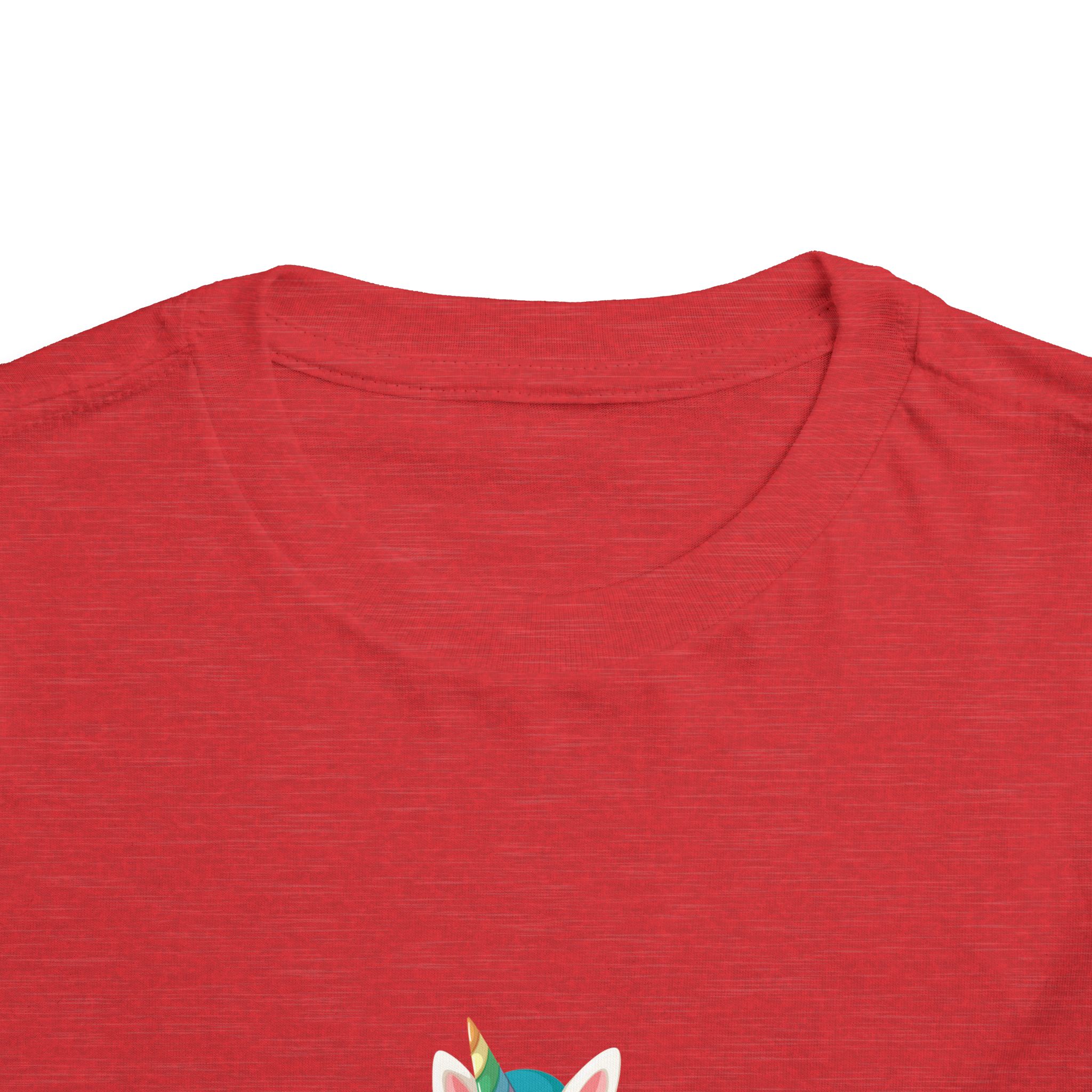 Cute Blue Unicorn on Cloud Toddler T-Shirt – Adorable Fantasy Graphic Tee for Kids, Boys & Girls. - Image 3