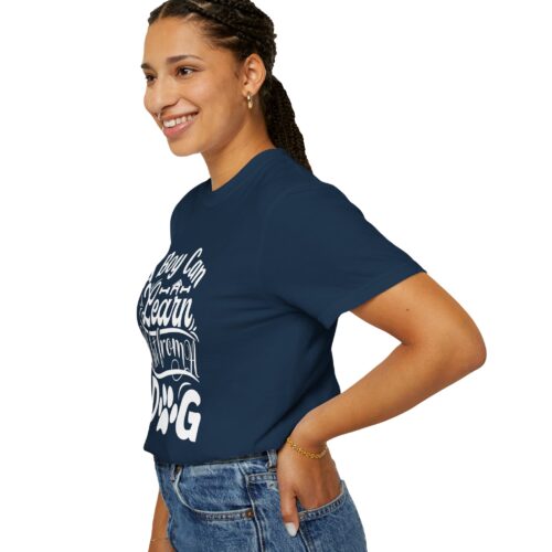 A Boy Can Learn a Lot From a Dog T-Shirt – Funny Dog Lover Tee for Boys & Dog Owners. - Image 22