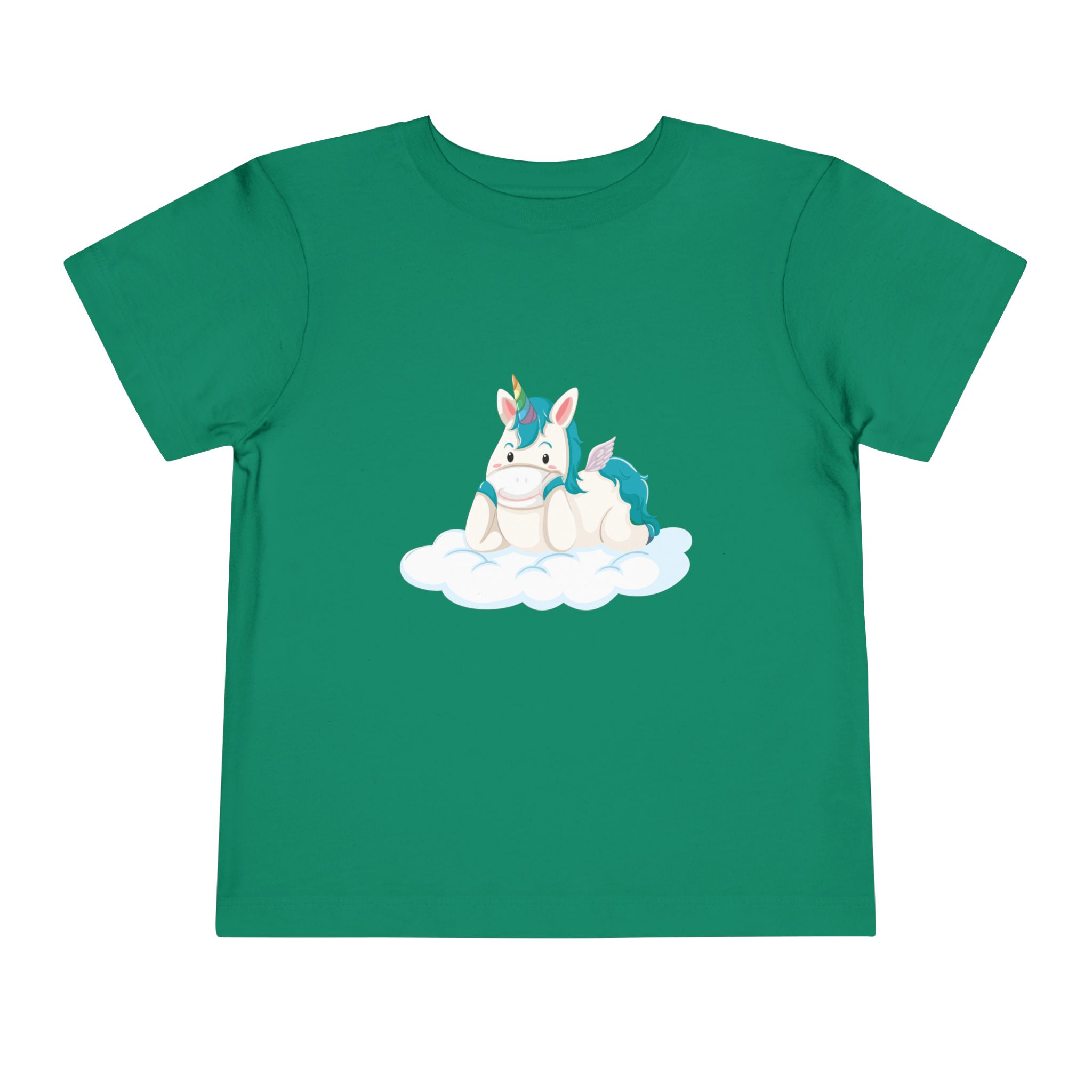Cute Blue Unicorn on Cloud Toddler T-Shirt – Adorable Fantasy Graphic Tee for Kids, Boys & Girls. - Image 13