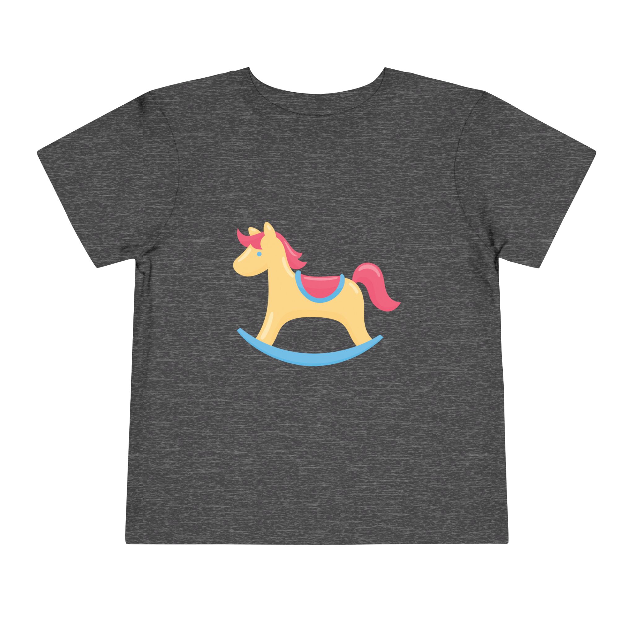 Cute Pastel Rocking Horse Toddler T-Shirt – Adorable Kids Graphic Tee for Babies, Boys & Girls. - Image 17