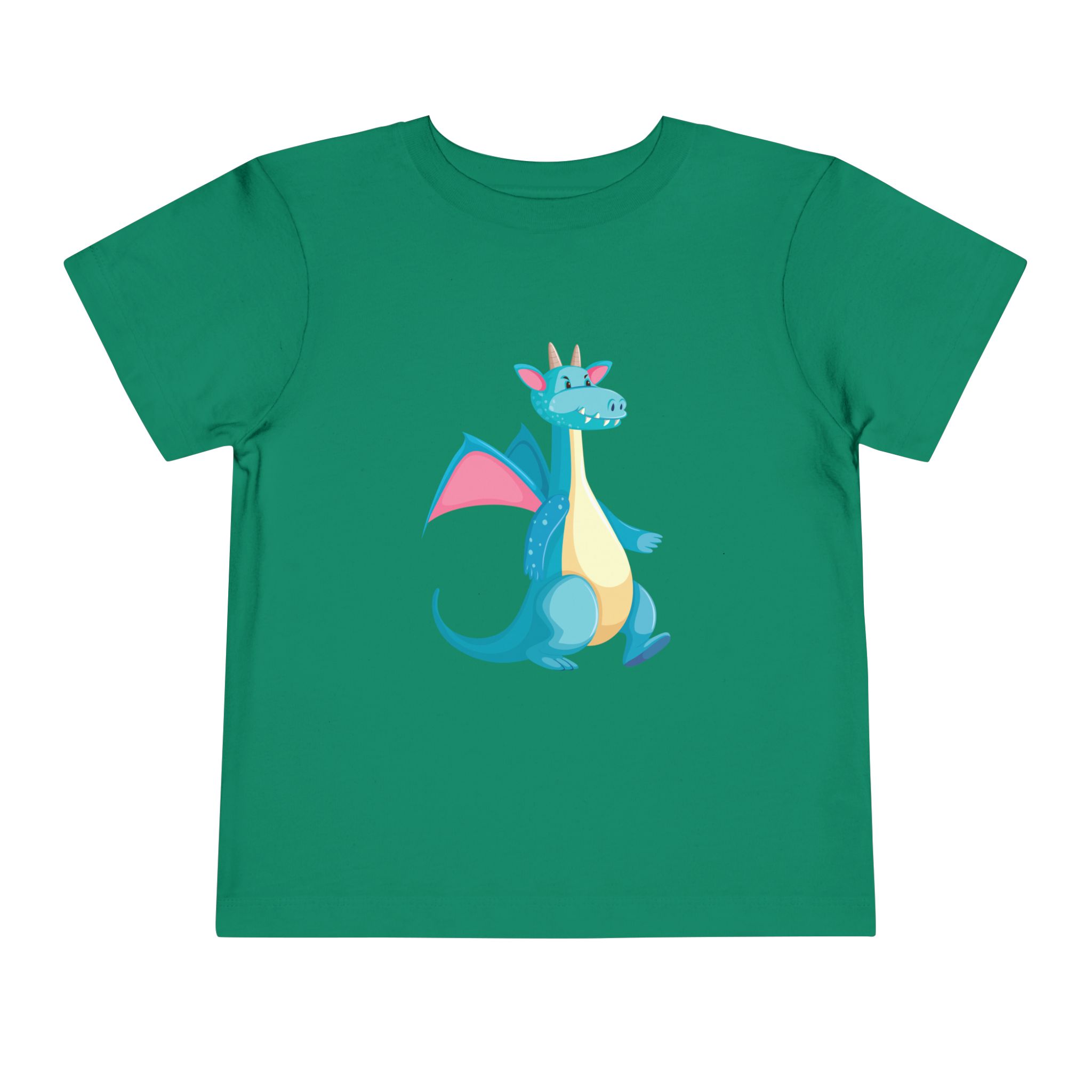 Cute Blue Walking Dragon Toddler T-Shirt – Adorable Dragon Cartoon Graphic Tee for Kids, Boys & Girls. - Image 17