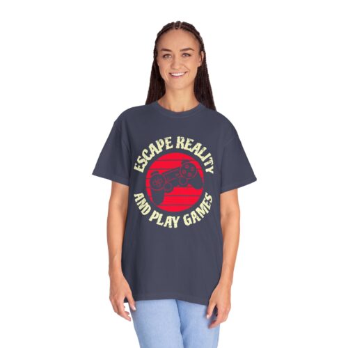 Escape Reality and Play Games T-Shirt – Funny Gamer Graphic Tee for Video Game Lovers, Gamers & Gaming Enthusiasts. - Image 28