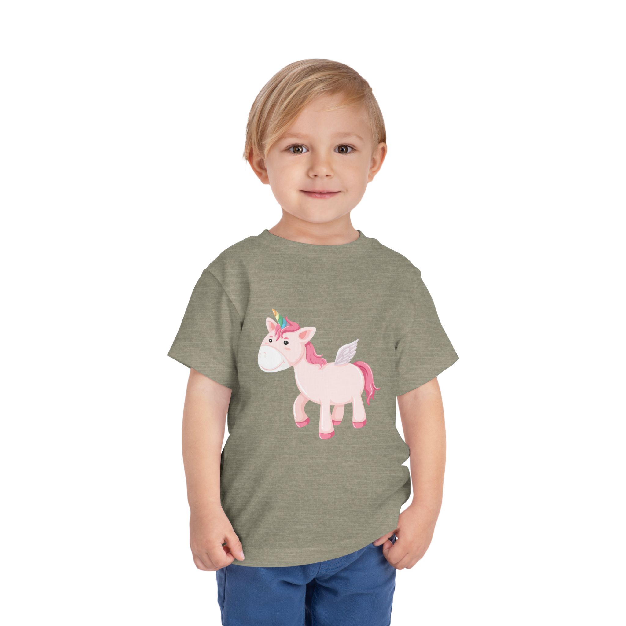 Cute Pink Pegasus Unicorn Toddler T-Shirt – Adorable Fantasy Graphic Tee for Kids, Boys & Girls. - Image 10
