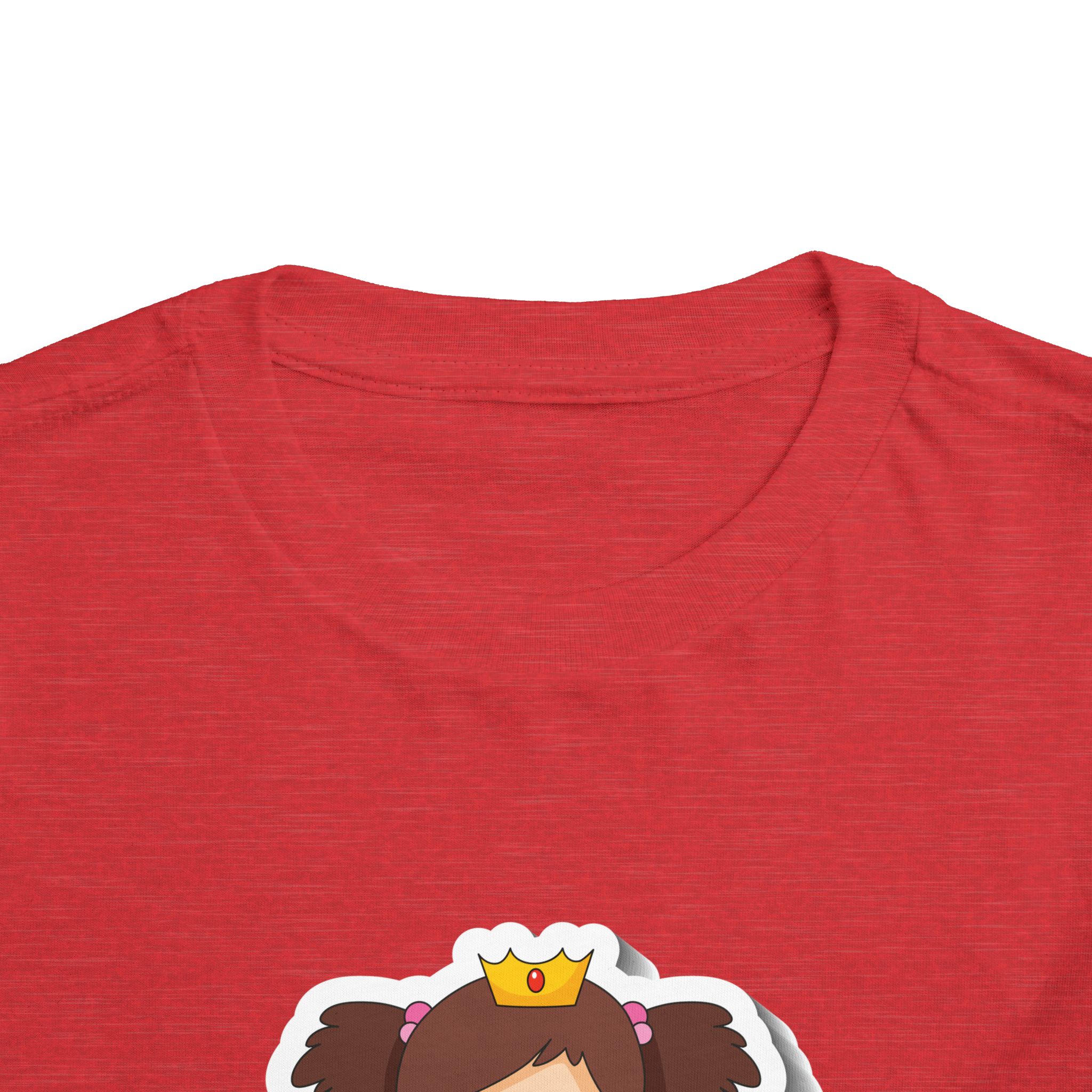 Cute Cartoon Princess Crown Toddler T-Shirt – Adorable Princess Graphic Tee for Kids, Boys & Girls. - Image 27
