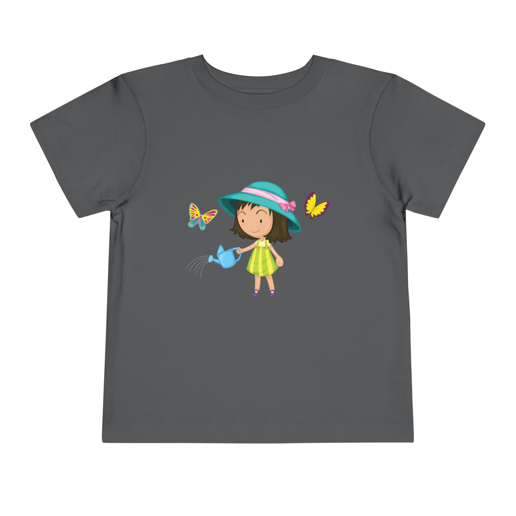 Cute Little Gardener Girl with Butterflies Toddler T-Shirt – Adorable Nature Graphic Tee for Kids, Boys & Girls. - Image 13
