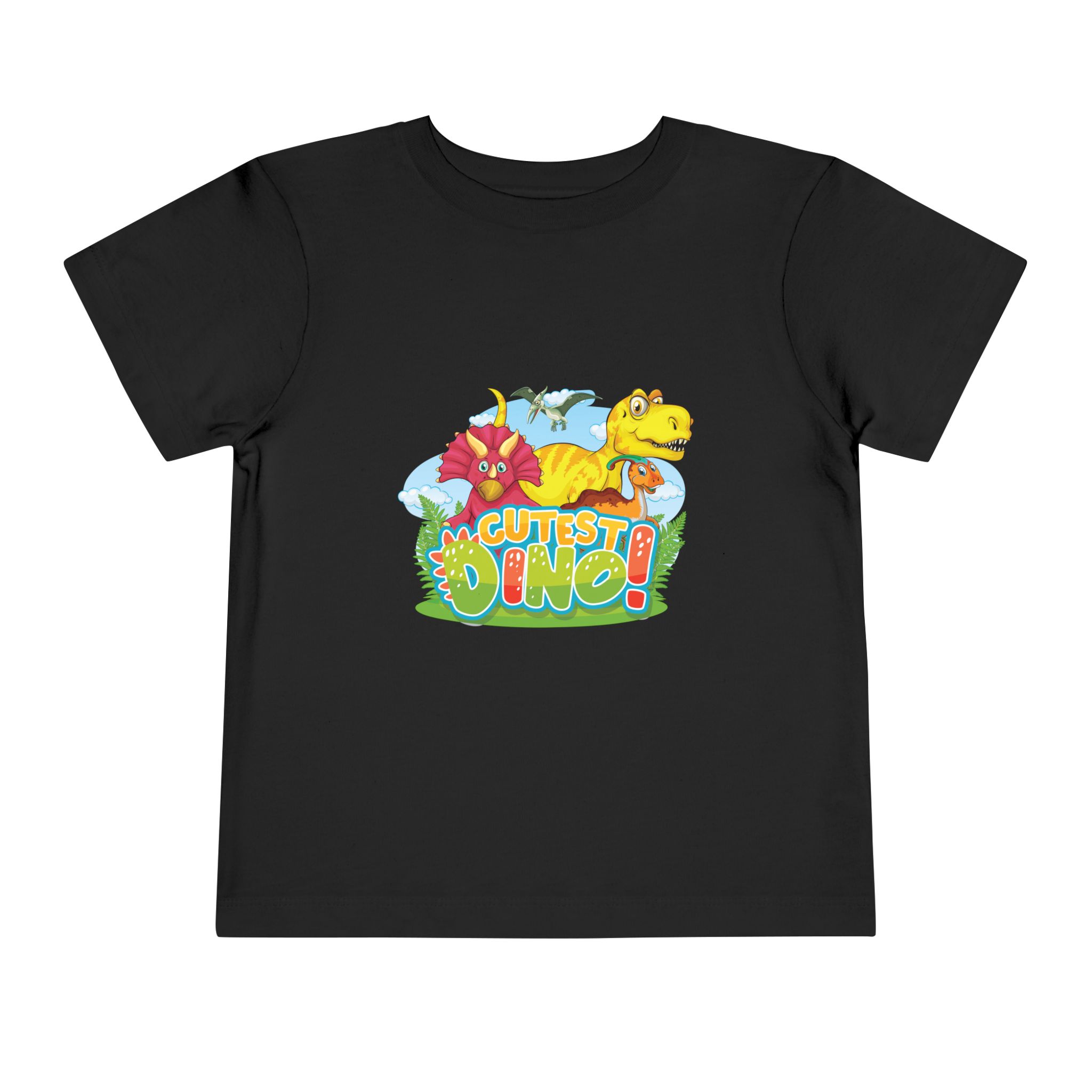 Cutest Dino Toddler T-Shirt – Colorful Dinosaur Graphic Tee for Kids, Boys & Girls. - Image 9