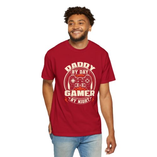 Daddy by Day Gamer by Night T-Shirt – Funny Gaming Dad Graphic Tee for Gamer Dads & Video Game Lovers. - Image 55