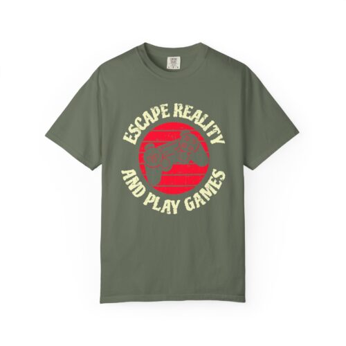 Escape Reality and Play Games T-Shirt – Funny Gamer Graphic Tee for Video Game Lovers, Gamers & Gaming Enthusiasts. - Image 9