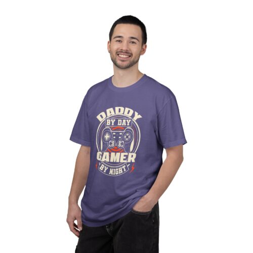 Daddy by Day Gamer by Night T-Shirt – Funny Gaming Dad Graphic Tee for Gamer Dads & Video Game Lovers. - Image 35