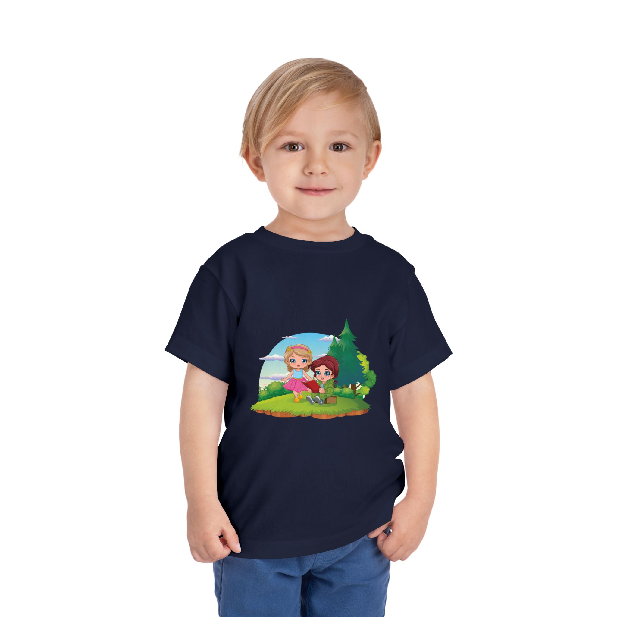 Princess Adventure Toddler T-Shirt – Cute Forest Friends Graphic Tee for Kids, Boys & Girls. - Image 18