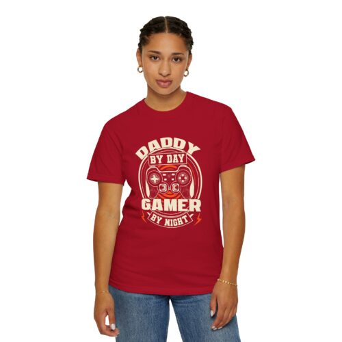 Daddy by Day Gamer by Night T-Shirt – Funny Gaming Dad Graphic Tee for Gamer Dads & Video Game Lovers. - Image 53