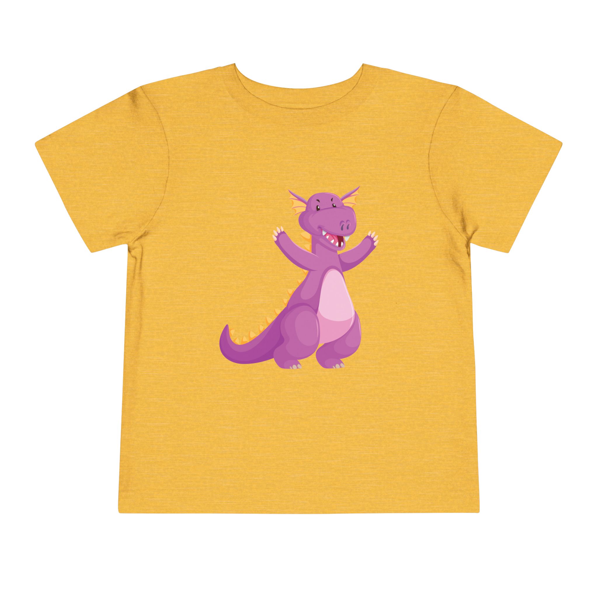 Cute Purple Dragon Toddler T-Shirt – Playful Dino Costume Graphic Tee for Kids, Boys & Girls. - Image 13