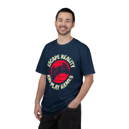 Escape Reality and Play Games T-Shirt – Funny Gamer Graphic Tee for Video Game Lovers, Gamers & Gaming Enthusiasts. - Image 35